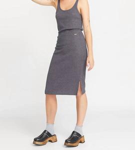 Юбка Lil Rib серого цвета Volcom