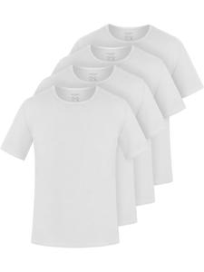 Normani Комплект из 4 мужских футболок из органического хлопка Nyons белого цвета
