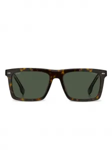 Солнцезащитные очки в квадратной оправе BOSS, черный