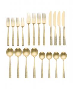 Набор столовых приборов Modulus Satin из 20 предметов, на 4 персоны Lenox, цвет champagne