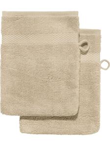 Erwin Müller Рукавицы махровые, 2 упаковки, Зиндельфинген, цвет капучино