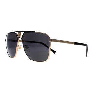 VERSACE Солнцезащитные очки с увеличенной оправой Oversized Frame, Black