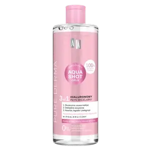 Гиалуроновая мицеллярная жидкость 3в1 для снятия макияжа, 500 мл Aa Pure derma