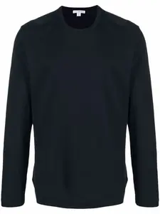 Джемпер с круглым вырезом James Perse, синий