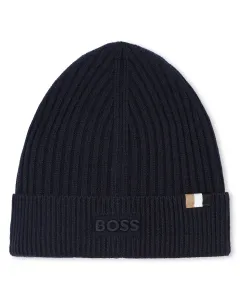 Шапочка для маленького мальчика из полиэстера BOSS Kidswear, черный