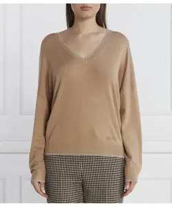 Свитер Regular fit Liu Jo, бежевый