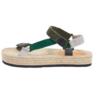 Сандалии мужские Loewe, зеленый / белый