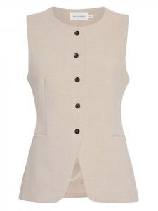 Жилет MOSS COPENHAGEN Weste Mirabelle Michelle, бежевый