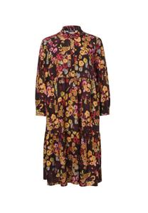 Платье-блузка без подкладки Frapp, цвет Coffee Multicolor