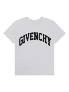 Футболка с нашивкой-логотипом Givenchy Kids, белый