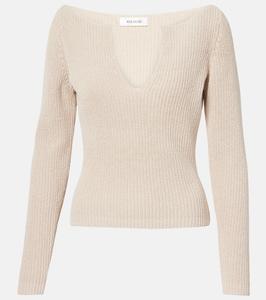 Топ Caeli из хлопковой смеси Aya Muse, бежевый