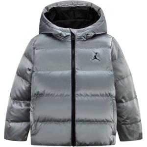 Jordan Down Jacket Air Silver Gray Children Aged 3 7 Years Old