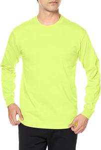 Футболка с длинным рукавом из ультрахлопка плотностью 6,0 унций, 2400 Gildan, зеленый