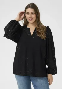 Блузка вианна Kaffe Curve, Black Deep