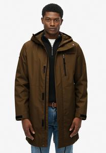 Пальто Superdry & Co HOODED TECH FISHTAIL, Grey Marl Jaffa/Green