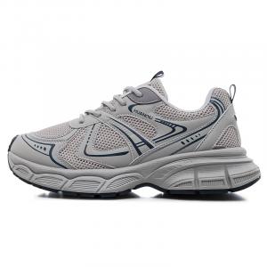 Мужские кроссовки низкие массивные с увеличенной высотой, устойчивые к истиранию и скольжению HUANQIU, серый синий