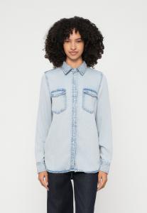Блуза Guess WESTERN SHIRT, Light-Blue Denim