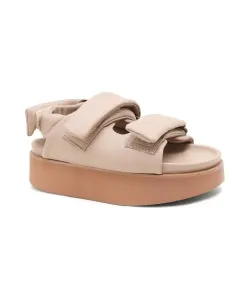 Сандалии из стеганой кожи наппа Inuikii, бежевый