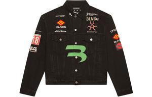 Женская джинсовая куртка Balenciaga, черный