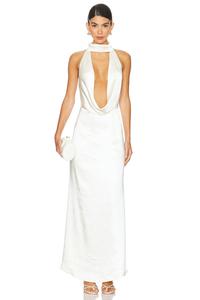 Платье макси faith Elliatt, бежевый