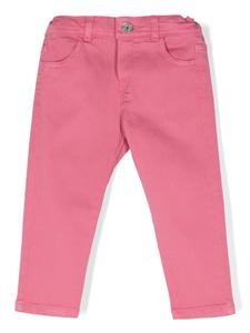 Missoni Kids брюки с узором зигзаг, розовый