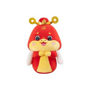 Плюшевая кукла Snake In The Wind Visiting The New Year высотой 25см/30см/40см FANNIKEER