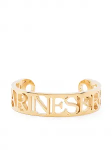 Браслет-кафф с логотипом Marine Serre, золотой