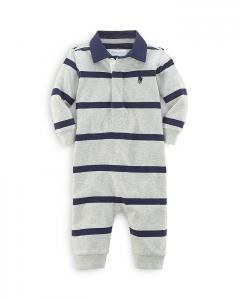 Комбинезон в полоску для регби для мальчиков - малыш Ralph Lauren