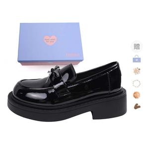 Xingdiman Лоферы женские черные глянцевые в подарочной упаковке с подарком, цвет Black Shiny[Gift Box Set](Gift Included)