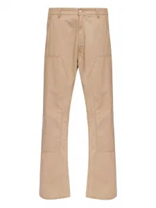 Джинсы с карманами MM6 Maison Margiela, бежевый