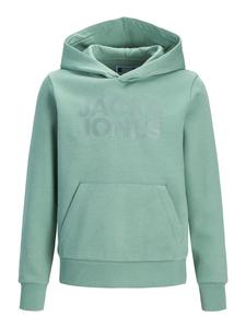 JACK & JONES Junior Толстовка с капюшоном JJECORP LOGO SWEAT HOOD JNR, цвет минерально-голубой