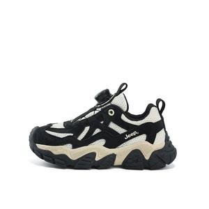 Низкие детские повседневные кроссовки Black Beige Kids' Jeep