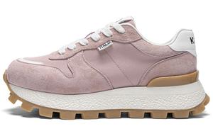 Кроссовки женские с низким верхом, белые/коричневые Kappa