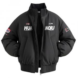 Пуховик Unisex Stand Collar Thickened HUANQIU, черный shades[90% duck down]