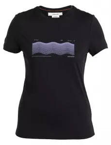 Icebreaker Женская футболка Merino 150 Tech Lite III с коротким рукавом, черный