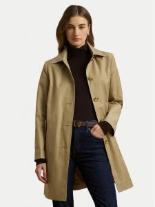 Демисезонное пальто straight fit 297967121002 Lauren Ralph Lauren, бежевый
