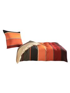 Постельное белье Orlando терракотового цвета. Traumschlaf, 200x220 (2x 80x80 см)