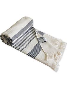 Framsohn Клетчатый узор «Бохо-стиль - полоски» в антрацитово-белой гамме