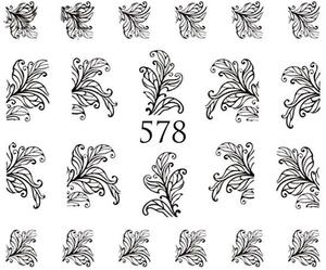 Водные наклейки для ногтей - №578, Raisin