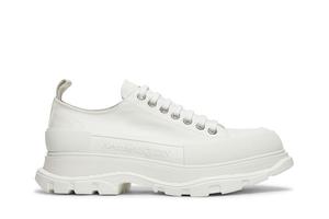 Кроссовки Alexander McQueen Tread Slick Lace Up 'White', белый