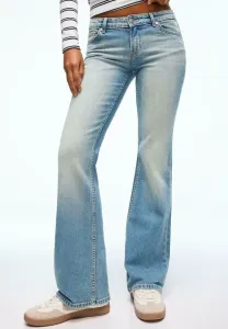 Расклешенные джинсы Bershka, Blue Denim