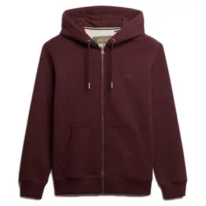 Толстовка Superdry Essentials Logo full zip, красный