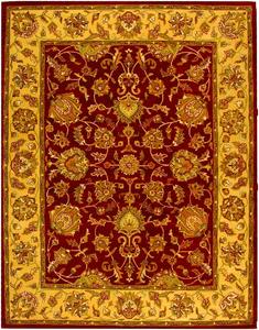 Ковер ручной работы SAFAVIEH, 252 x 336 см, Heritage Collection Red/Gold HG343C традиционный восточный премиум шерстяной