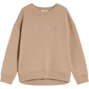 Монца лого вышитый свитшот 'S MAX MARA, светло-коричневый