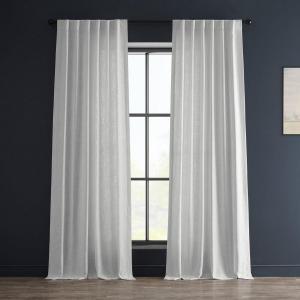 Плотные шторы из искусственного льна Half Price Drapes, Rice white