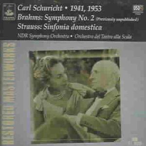 CD диск Brahms / Strauss, R. / Ndr So Hamburg / Schuricht: Symphony 2 in D / Sinfonia Domestica