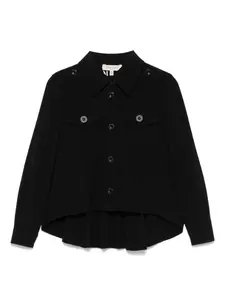 Фланелевая рубашка TWINSET Kids, черный