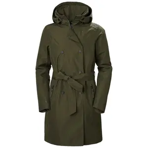 Женский плащ W Welsey II Trench Insulated Helly Hansen, военный зеленый