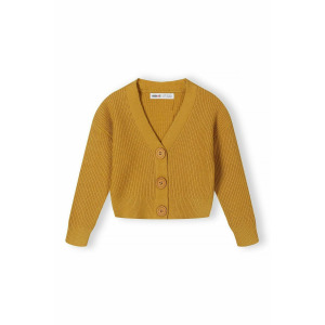 Кардиган Button Standard MINOTI, цвет mustard yellow