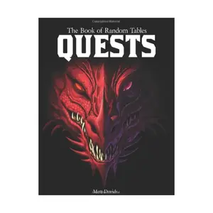 Book of Random Tables - Quests, Role Playing Games (Matt Davids), мягкая обложка